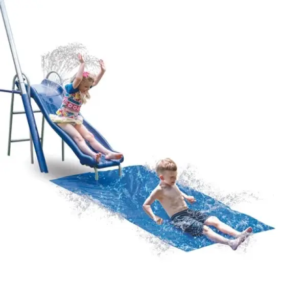 XDP Recreation Playtime Fun with Water Slide, Super Disc Swing and Swing Seat, Outdoor Playground Set for up to 4 Children at Once image {5}