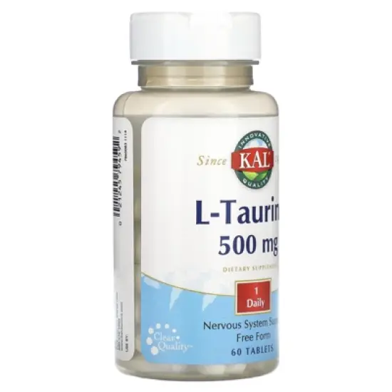 Kal 500 Mg L-Taurine Tablets, 60 Count image {3}