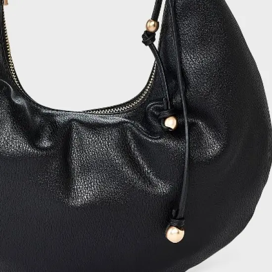 Metal Handle Crescent Handbag - A New Day&trade; image {3}