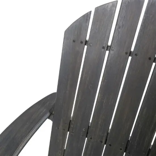 Christopher Knight Home Malibu Outdoor Acacia Wood Folding Adirondack Loveseat image {7}