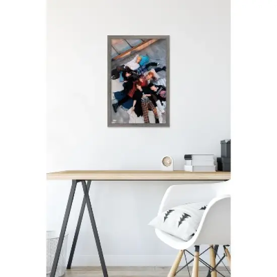 Trends International TOMORROW X TOGETHER - The Name Chapter: FREEFALL - CLARITY Framed Wall Poster Prints image {5}
