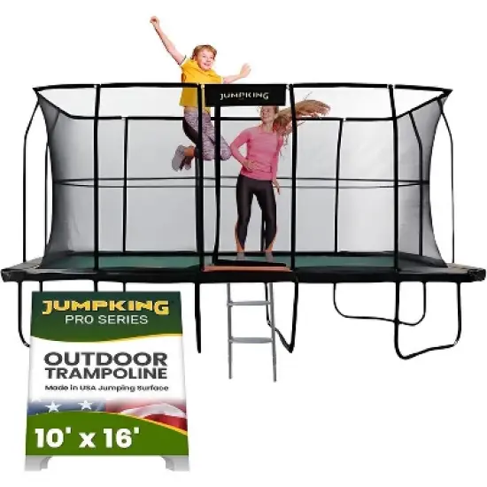 HomeStock Rectangular Trampoline 10&rsquo;x16&rsquo; High-End (3 Boxes) Version 2 image {6}