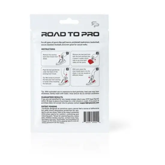 Road to Pro Athletic Heel Pad XC V2 Instant Pain Relief image {2}
