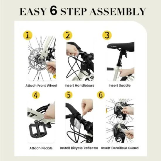 Aukfa 700Cx28 Road Bike - Lightweight Aluminum Frame, 16-Speed, Disc Brakes - Fast Acceleration Bike for Men & Women image {4}
