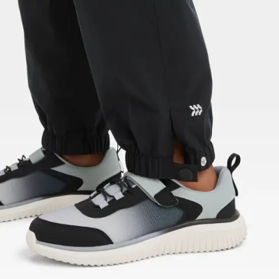 Kids' Solid Pull-On Pants - All in Motion&trade; Black image {2}