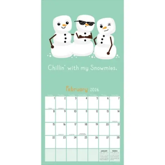 TF Publishing 13.5"x14.5" 2026 Puns of Fun Wall Calendar image {5}