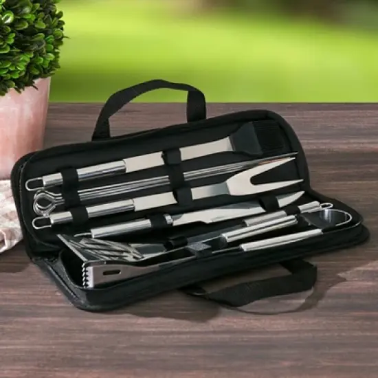 The Lakeside Collection 10-Pc. BBQ Utensil Kit image {1}