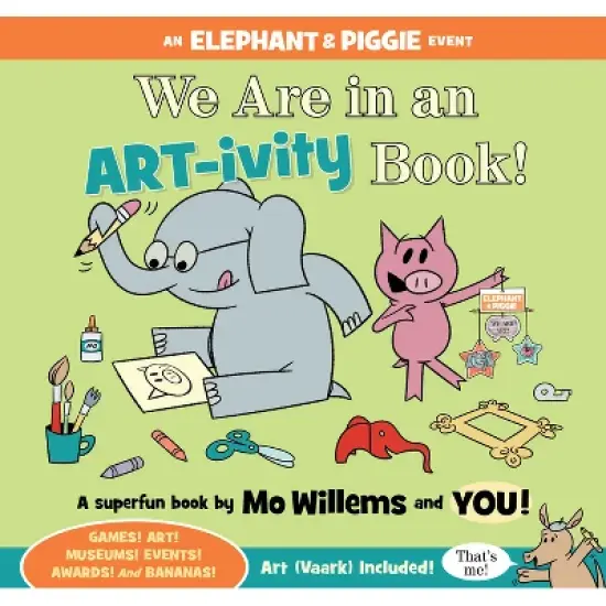 We Are in an Art-Ivity Book! (Paperback) (Mo Willems) image {1}