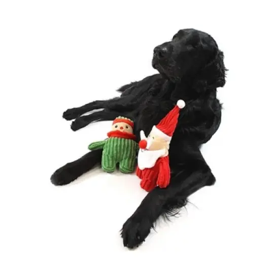 Midlee Christmas Corduroy Dog Toy (Elf) - 7" image {1}