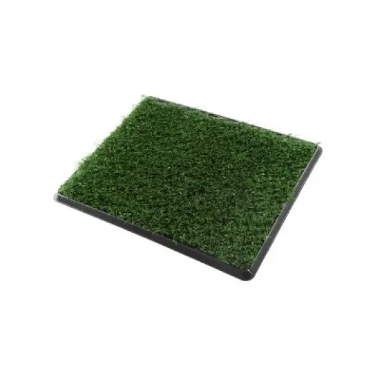 Pet Adobe Small Puppy Faux Grass Potty Trainer Mat - 16" x 20" image {7}