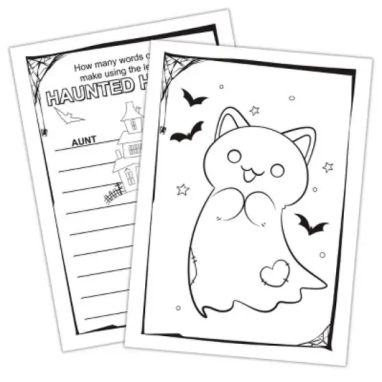 Bendon Werewolf Halloween Coloring Book image {3}