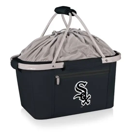 MLB Chicago White Sox Metro Basket Collapsible Cooler Tote - Black image {4}