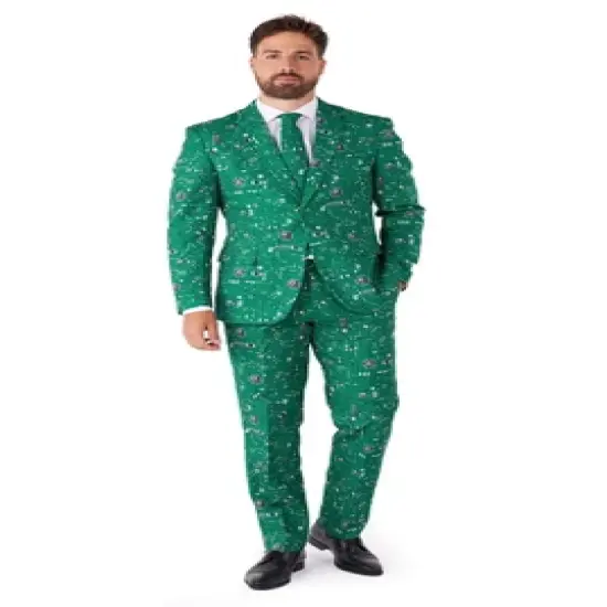OppoSuits Men's Suit - Cool Circuit - Green image {2}