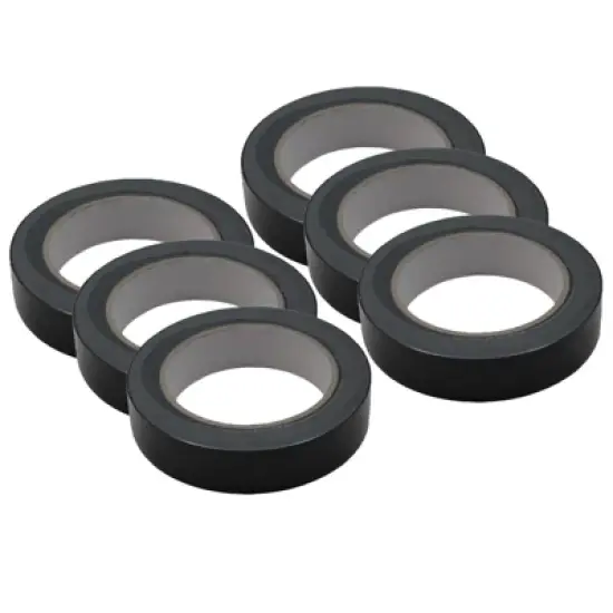 Martin Sports Floor Marking Tape, Black, 6 Rolls image {3}
