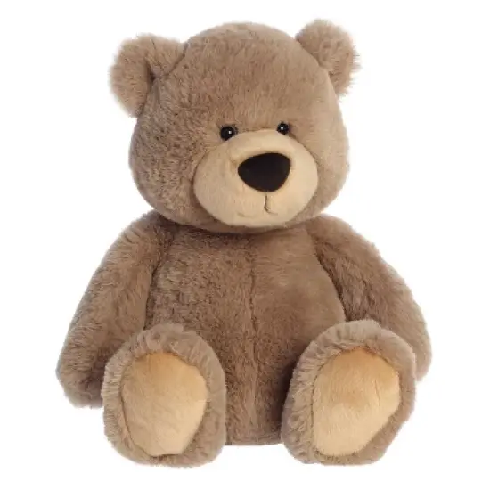 Aurora Large Bumbles Bear Snuggly Stuffed Animal Brown 14" image {1}