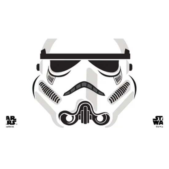 Star Wars Stormtrooper Face Stainless Steel Water Bottle image {1}
