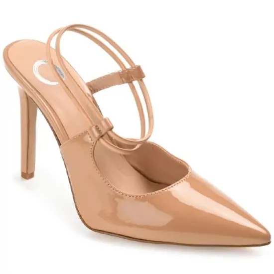 Journee Collection Womens Gracelle Pull On High Stiletto Pointed Toe Pumps image {13}