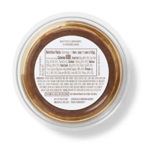 Mini Salted Caramel Cheesecake - 5oz - Favorite Day&trade; image {1}