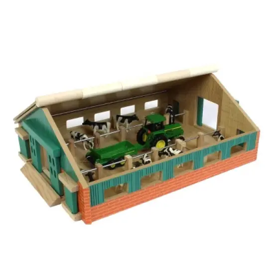 1/87 Deluxe Cattle Barn with Drive Thru Bay image {5}