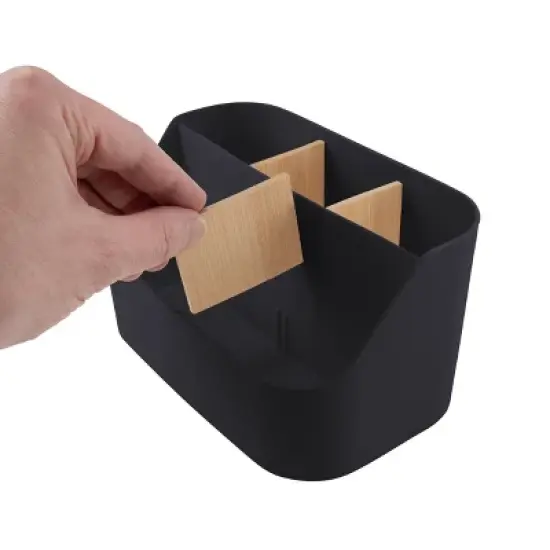 Thinkspace 5 Compartment Storage Black image {3}