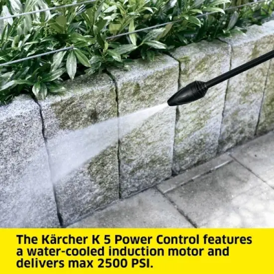 Karcher K 5 Power Control Electric Pressure Washer, Max 2500 PSI, 1.5 GPM image {2}