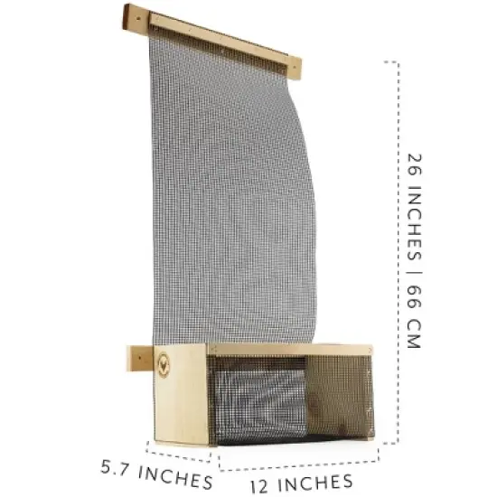 Uncle Dunkels Bat Pup Safety Net; Handmade Baby Bat Shelter Box Accessory image {2}