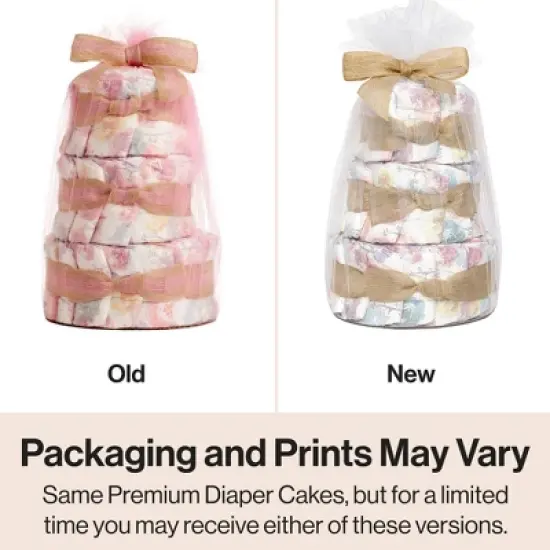 The Honest Company Clean Conscious Disposable Diaper Cake - Rose Blossom - 39ct image {6}