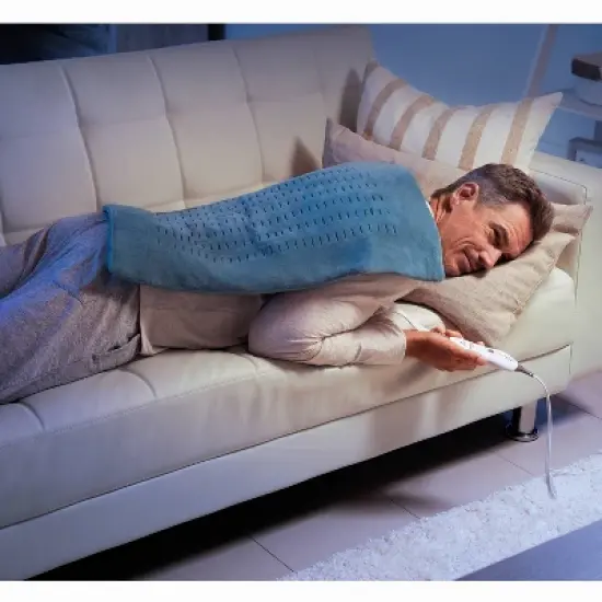 Sunbeam Premium Machine Washable Integrated Heating Pad with Compact Storage - XXL image {5}