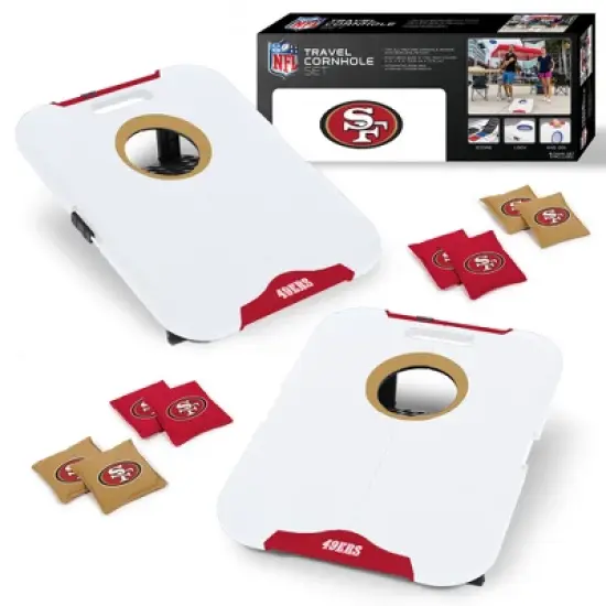 NFL San Francisco 49ers All-Weather Travel Cornhole Set image {6}