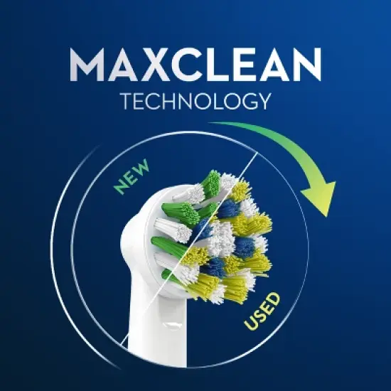 Oral-B CrossAction Electric Toothbrush Replacement Brush Heads image {5}