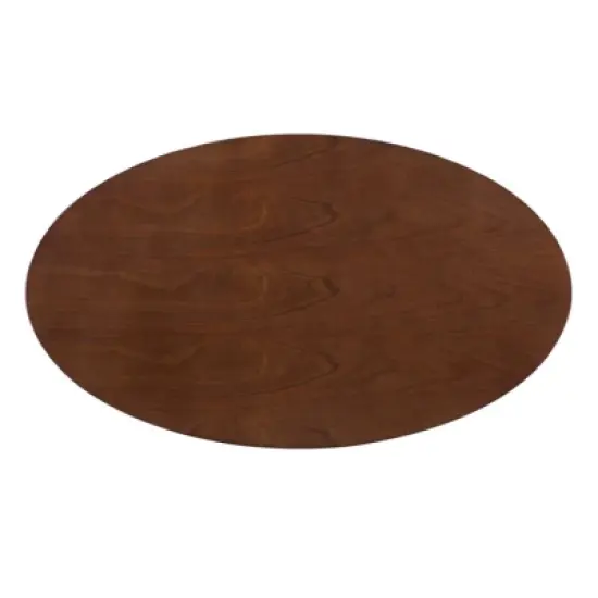 Zinque Oval Wood Dining Table - Modway image {1}