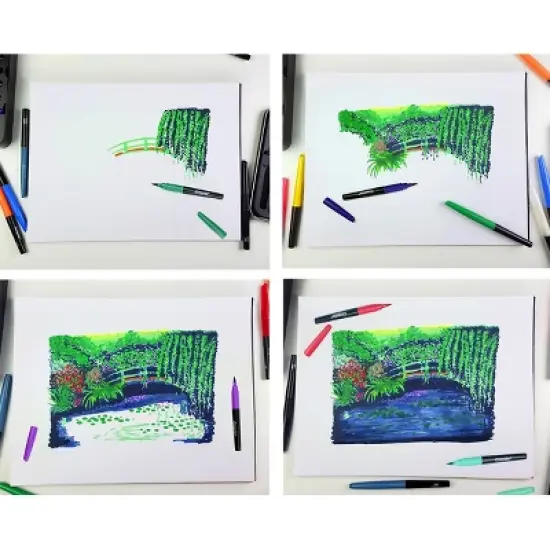 Crayola 16ct Blending Marker Kit with Case image {5}