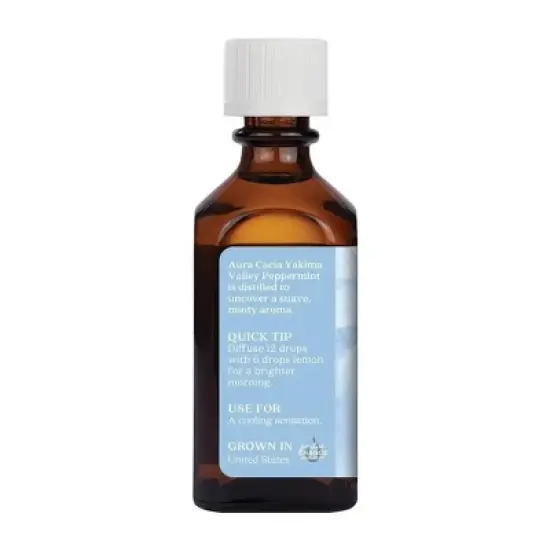 Aura Cacia Pure Peppermint Essential Oil - 2 fl oz image {2}