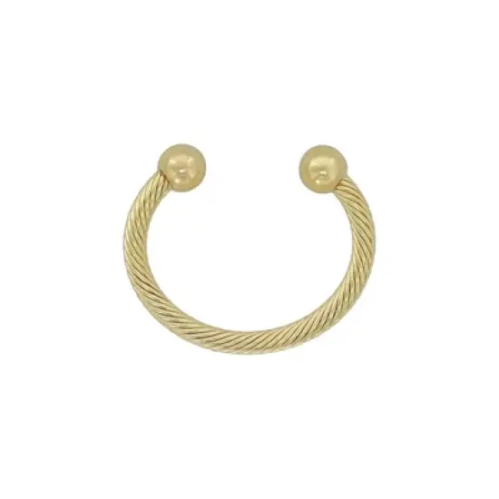 Haute D&eacute;cor 4pk MantleClip Christmas Stocking Holder Gold: Secure, Low-Profile Design, Protective Pads, Metal Construction image {1}