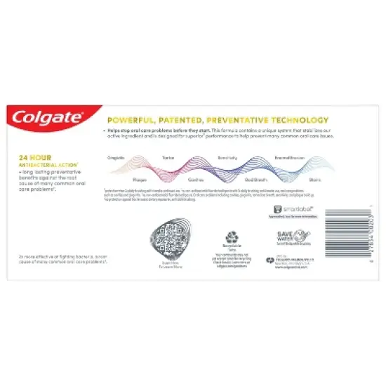 Colgate Total Active Prevention Clean Mint Toothpaste - 5.1oz/2pk image {1}