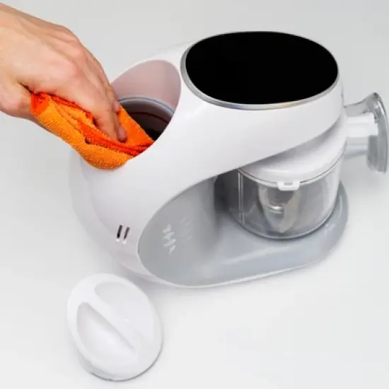 EVLA's Baby Food Maker, Food Processor with Reusable Food Pouches, White image {2}