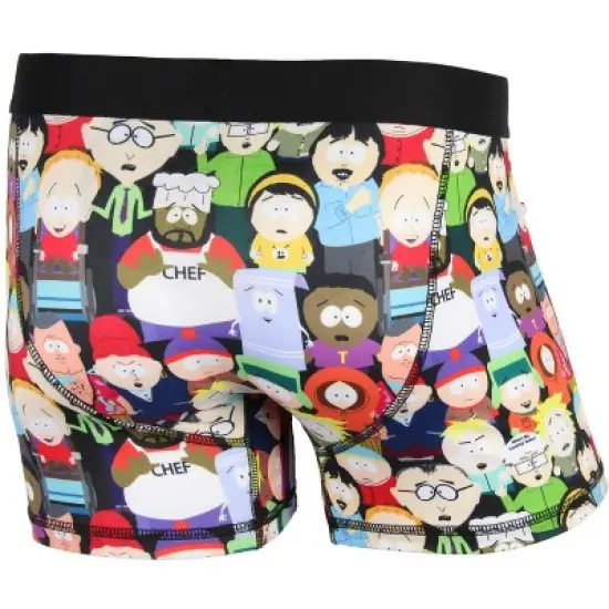 South Park Men's Allover Character Design Boxer Briefs Underwear image {1}