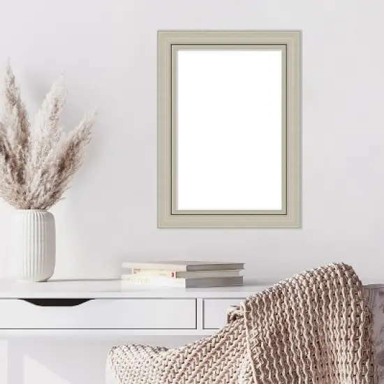 Amanti Art Romano Silver Narrow Framed Dry Erase Magnetic Board image {7}