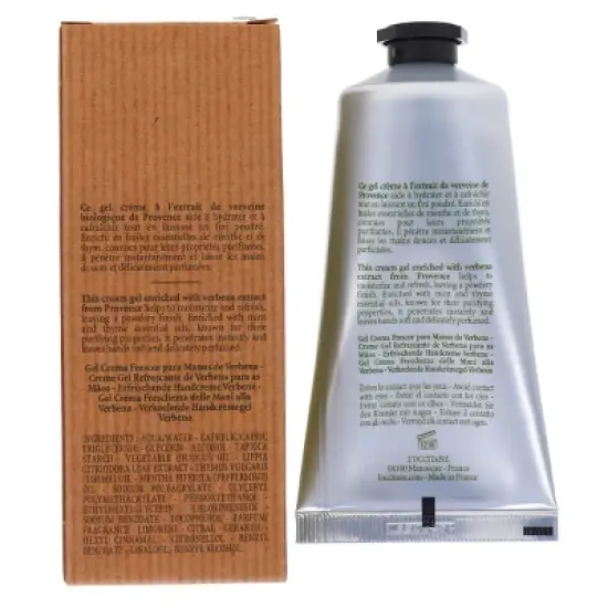 L'Occitane Verbena Cooling Hand Cream Gel 2.6 oz image {1}