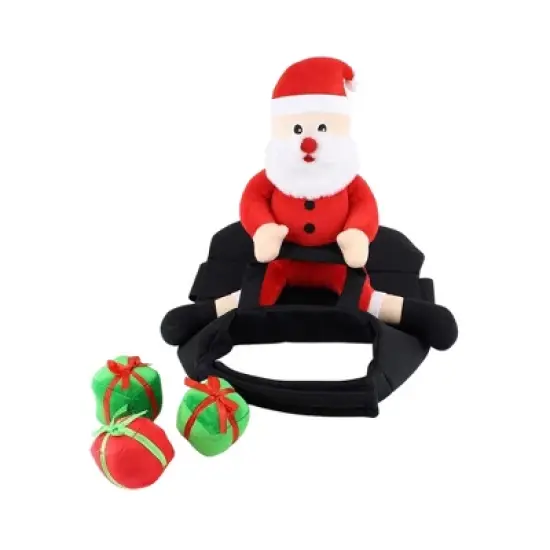 Midlee Santa Claus Jockey Dog Costume image {1}