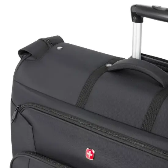 SWISSGEAR Zurich Garment Bag - Black: Softside Spinner Luggage image {5}