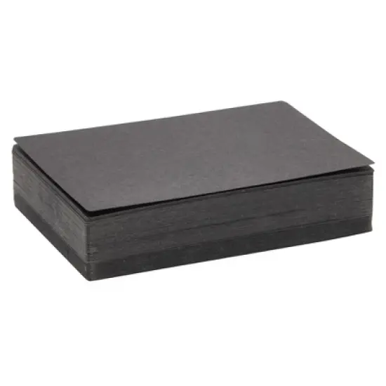 Juvale 100 Pack Black Index Cards DIY, Scrapbooking, Crafts, Black, 3x5 in image {2}