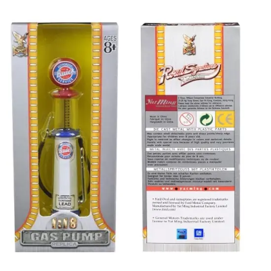 Buick Gasoline Vintage Gas Pump Cylinder 1/18 Diecast Replica by Road Signature image {2}