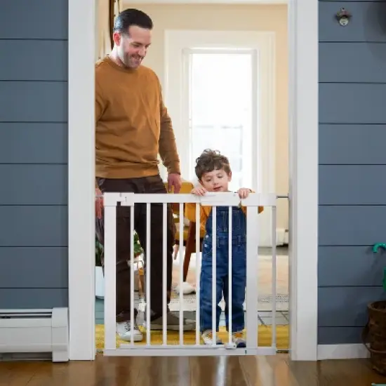 Safety 1st Pressure-Check Gate with SecureTech - White image {7}