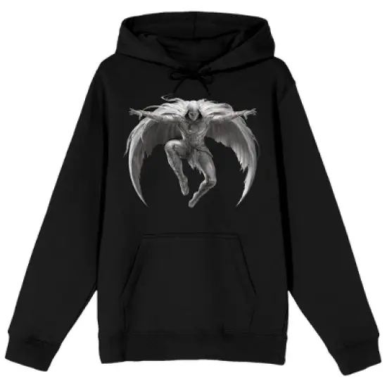 Moon Knight Marc Spector with Cape and Hood Men's Black Hoodie image {5}