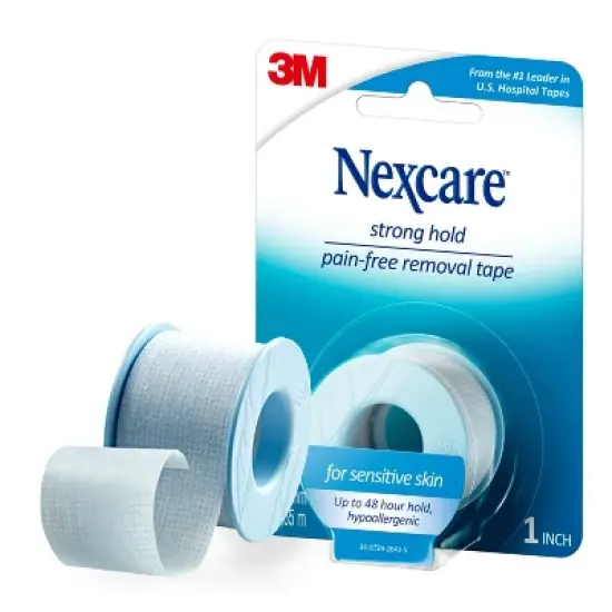 Nexcare Sensitive Skin Tape, Blue, 1 in x 4 yd image {11}