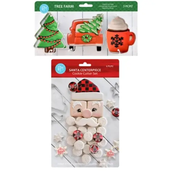 R&M International Tree Farm Cookie Cutters and Build-A-Santa Cookie Cutter Kit image {4}