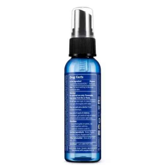 Dr. Bronner's Hand Sanitizer - Peppermint - 2 fl oz image {1}