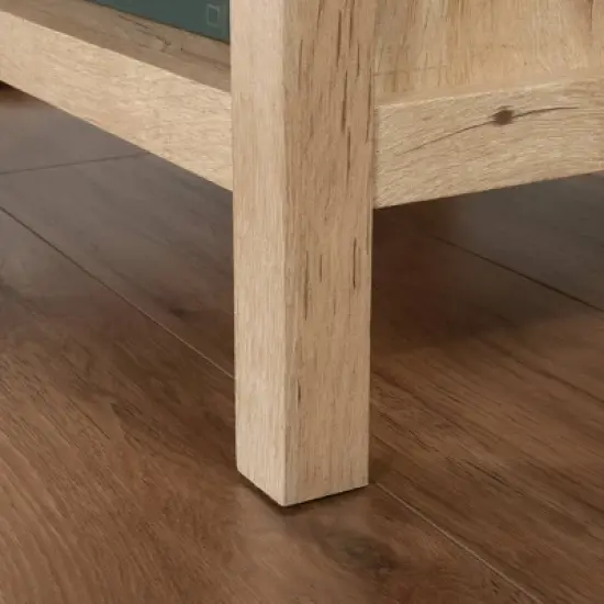 Pacific View 1 Drawer Nightstand Prime Oak- Sauder: Laminated Bedside Table with Shelving, CARB Certified image {5}