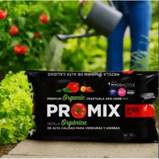 Premier Horticulture PRO-MIX Premium Organic Vegetable and Herb Mix with MYCOACTIVE, OMRI Listed, Loose Fill image {3}